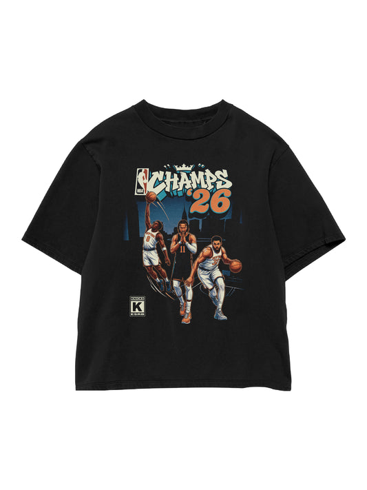 NYC STREET 26 TEE - WASHED BLACK