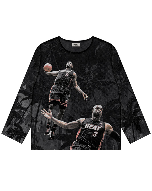 6/3 DUO KNITTED LONG SLEEVE - BLACK