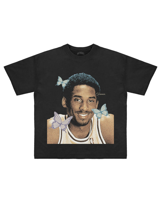 HUSTLE HEART TEE - BLACK