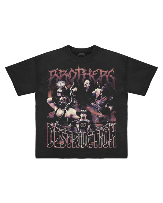 BROS OF DESTRUCTION TEE - BLACK