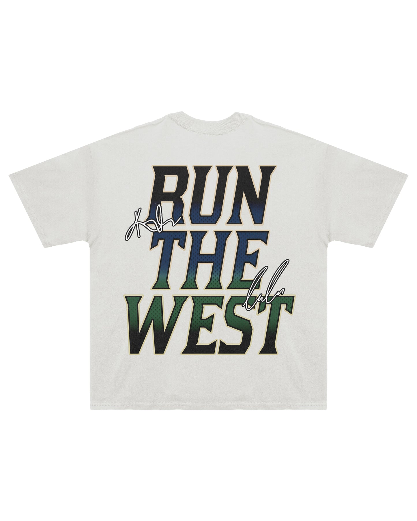 RUN THE WEST - WHITE TEE