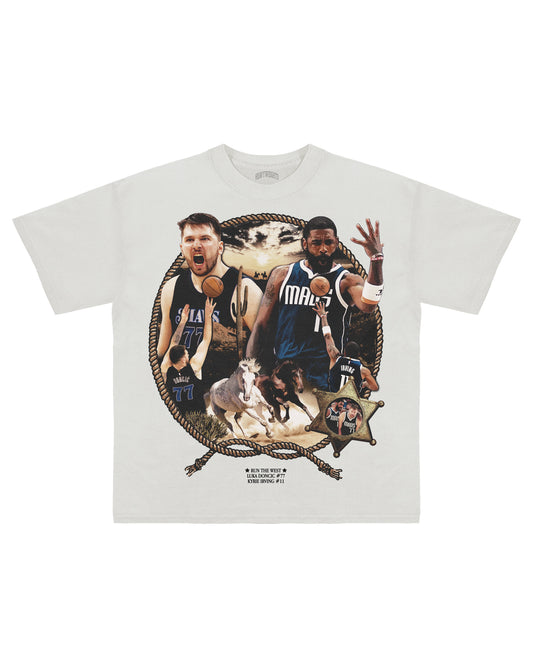 RUN THE WEST - WHITE TEE