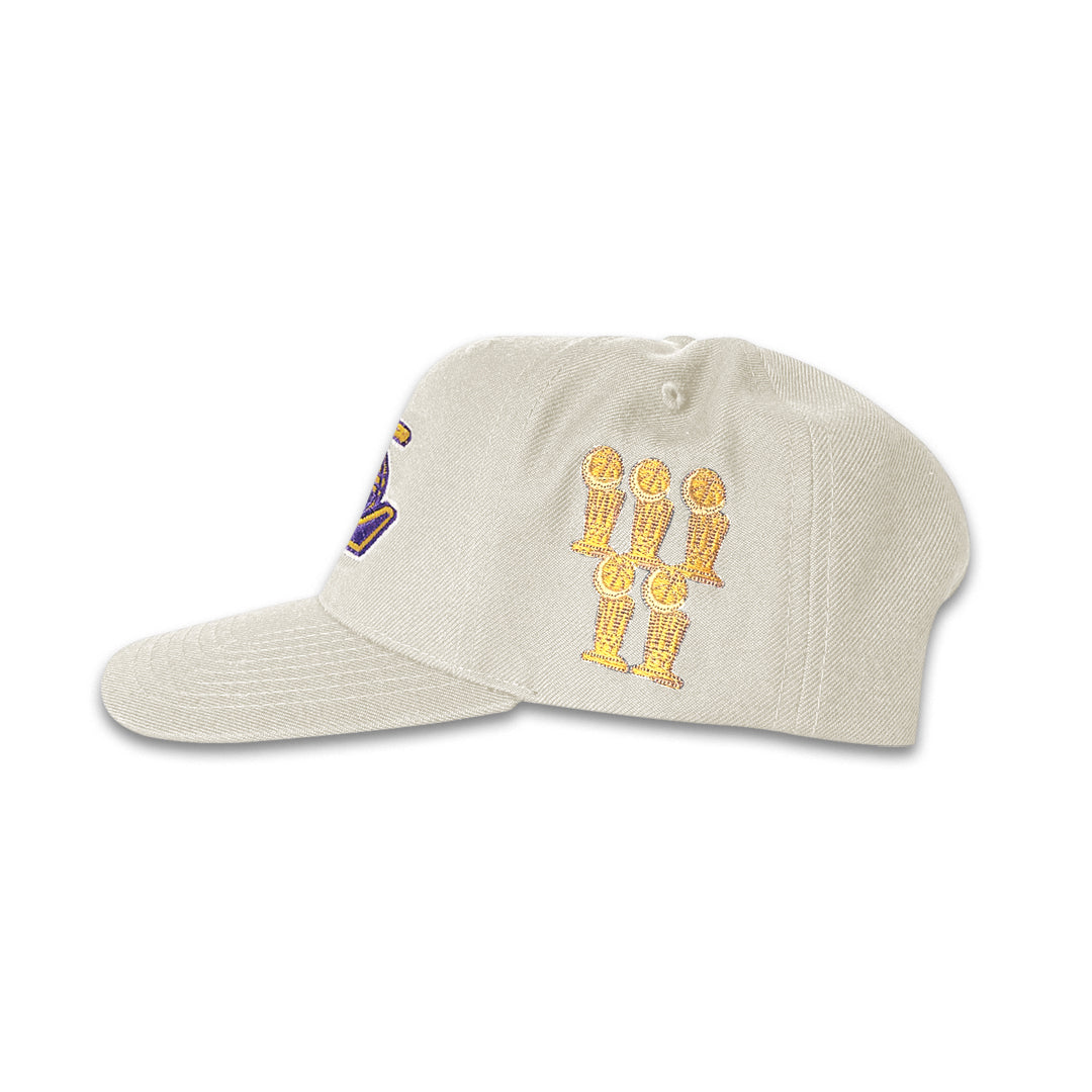 HAT LA ANGEL SNAPBACK - NATURAL WHITE