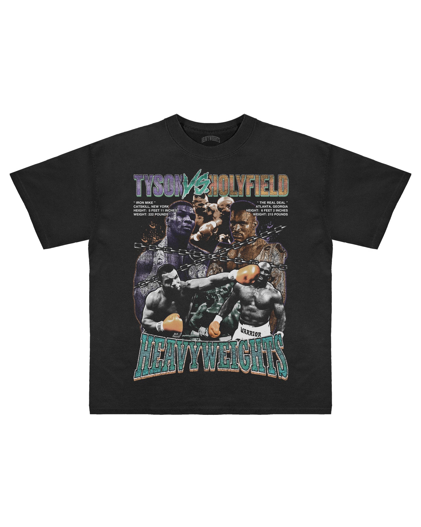 HOLYFIELD VS TYSON - VINTAGE BLACK