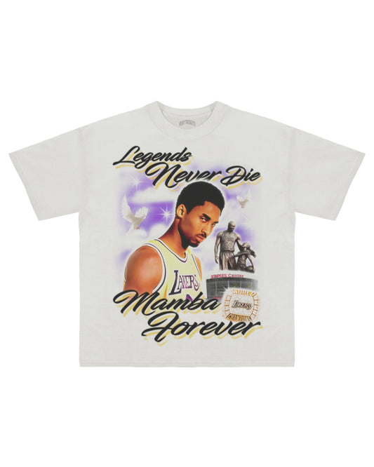 AIRBRUSH KOBE TEE - WHITE