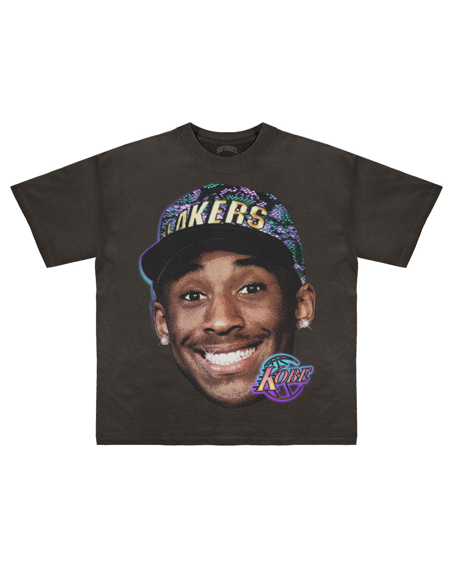 BIG HEAD KB TEE - BROWN