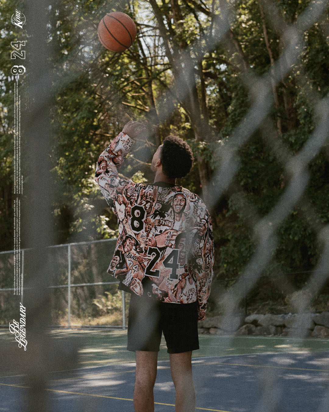 KNITTED HOF LONG SLEEVE - BLACK/WHITE